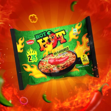 HOT HOT - HOT AND SPICY  NOODLES (Veg)